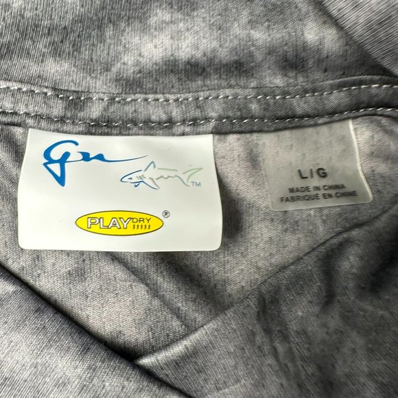 Greg Norman Women's EMMA Sleeveless Ethereal Print Mock Golf Polo, Size L, Black - Picture 7 of 10